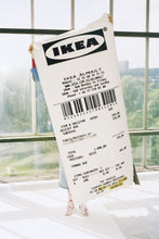 Load image into Gallery viewer, IKEA MARKERAD RECEIPT RUG - THE PENTHOUSE THEORY Off White