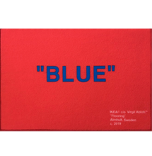 Load image into Gallery viewer, IKEA x VIRGIL ABLOH "BLUE" RUG - THE PENTHOUSE THEORY IKEA