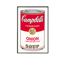 Load image into Gallery viewer, ANDY WARHOL CAMPBELL SOUP WALL FRAME - THE PENTHOUSE THEORY ANDY WARHOL