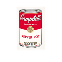 Load image into Gallery viewer, ANDY WARHOL CAMPBELL SOUP WALL FRAME - THE PENTHOUSE THEORY ANDY WARHOL