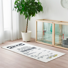 Load image into Gallery viewer, IKEA MARKERAD RECEIPT RUG - THE PENTHOUSE THEORY Off White