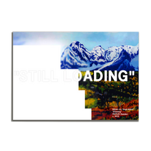 Load image into Gallery viewer, IKEA X OFF WHITE "STILL LOADING" CANVAS PRINT - THE PENTHOUSE THEORY IKEA