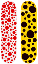 Load image into Gallery viewer, YAYOI KUSAMA SKATEBOARD DECK - THE PENTHOUSE THEORY YAYOI KUSAMA