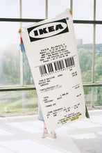 Load image into Gallery viewer, IKEA MARKERAD RECEIPT RUG - THE PENTHOUSE THEORY Off White
