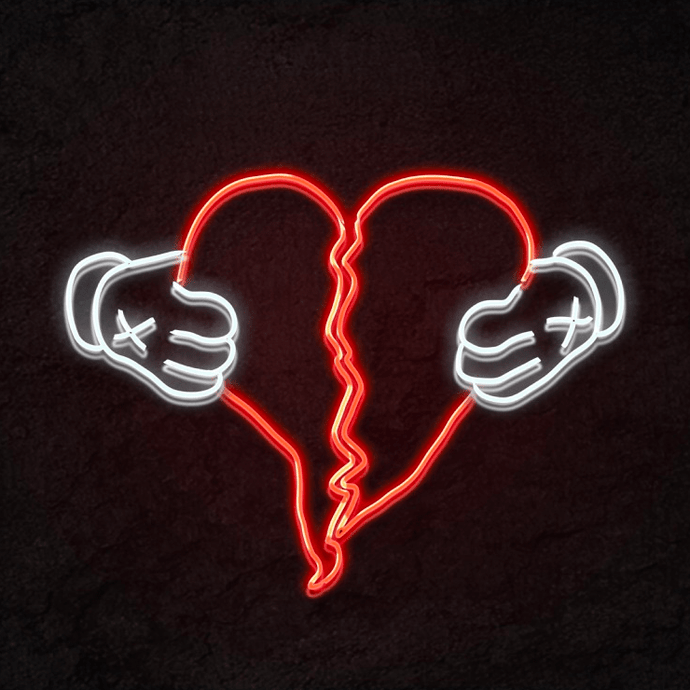 808 HEARTBREAK NEON LIGHT