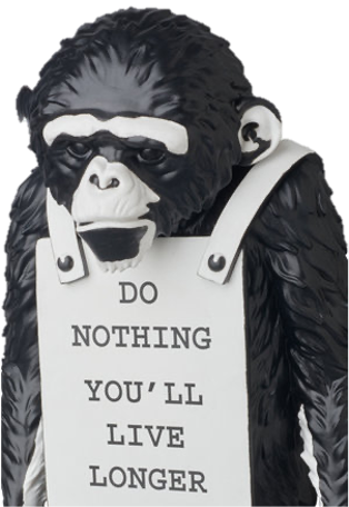 MONKEY SIGN FIGURINE
