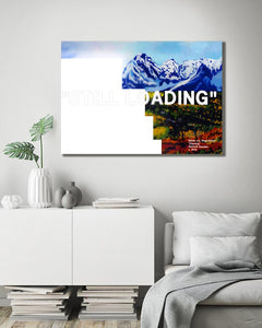 IKEA X OFF WHITE "STILL LOADING" CANVAS PRINT - THE PENTHOUSE THEORY IKEA