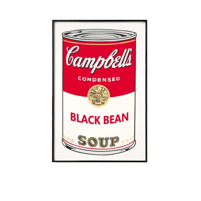 ANDY WARHOL CAMPBELL SOUP WALL FRAME - THE PENTHOUSE THEORY ANDY WARHOL