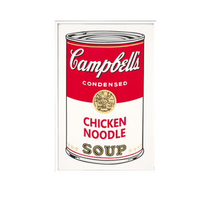 ANDY WARHOL CAMPBELL SOUP WALL FRAME - THE PENTHOUSE THEORY ANDY WARHOL