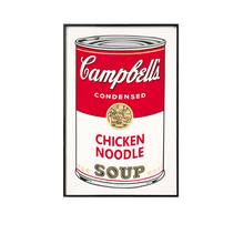 Load image into Gallery viewer, ANDY WARHOL CAMPBELL SOUP WALL FRAME - THE PENTHOUSE THEORY ANDY WARHOL
