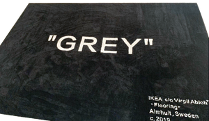 "GREY" RUG