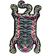 Load image into Gallery viewer, TIBETAN RAW EMOTIONS TIGER RUG
