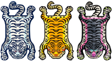 Load image into Gallery viewer, TIBETAN RAW EMOTIONS TIGER RUG
