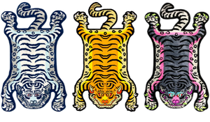 TIBETAN RAW EMOTIONS TIGER RUG