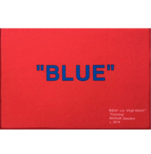 IKEA x VIRGIL ABLOH "BLUE" RUG - THE PENTHOUSE THEORY IKEA
