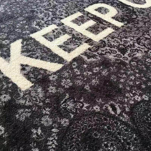 "KEEP OFF" RUG