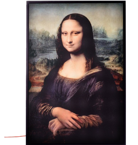 MONA LISA BACKLIT ART FRAME