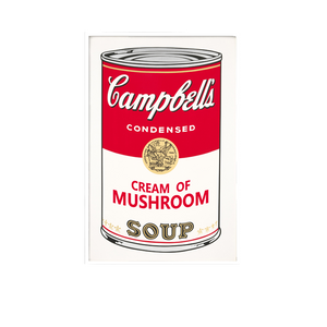 ANDY WARHOL CAMPBELL SOUP WALL FRAME - THE PENTHOUSE THEORY ANDY WARHOL