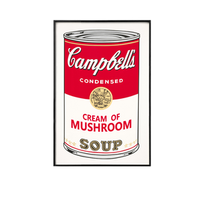 ANDY WARHOL CAMPBELL SOUP WALL FRAME - THE PENTHOUSE THEORY ANDY WARHOL