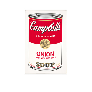 ANDY WARHOL CAMPBELL SOUP WALL FRAME - THE PENTHOUSE THEORY ANDY WARHOL