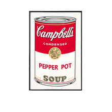 Load image into Gallery viewer, ANDY WARHOL CAMPBELL SOUP WALL FRAME - THE PENTHOUSE THEORY ANDY WARHOL
