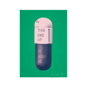 DAMIEN HIRST "THE CURE" PILLS CANVAS PRINT - THE PENTHOUSE THEORY DAMIEN HIRST