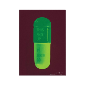 DAMIEN HIRST "THE CURE" PILLS CANVAS PRINT - THE PENTHOUSE THEORY DAMIEN HIRST