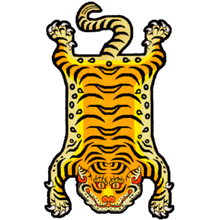 Load image into Gallery viewer, TIBETAN RAW EMOTIONS TIGER RUG
