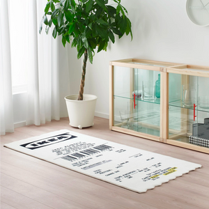 IKEA MARKERAD RECEIPT RUG - THE PENTHOUSE THEORY Off White