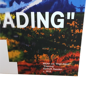 IKEA X OFF WHITE "STILL LOADING" CANVAS PRINT - THE PENTHOUSE THEORY IKEA