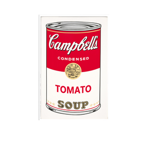 ANDY WARHOL CAMPBELL SOUP WALL FRAME - THE PENTHOUSE THEORY ANDY WARHOL