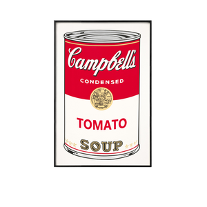 ANDY WARHOL CAMPBELL SOUP WALL FRAME - THE PENTHOUSE THEORY ANDY WARHOL