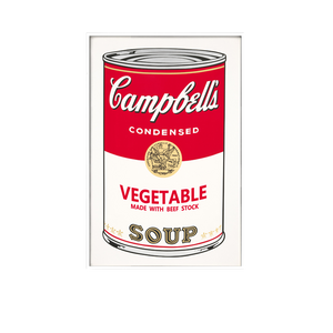 ANDY WARHOL CAMPBELL SOUP WALL FRAME - THE PENTHOUSE THEORY ANDY WARHOL
